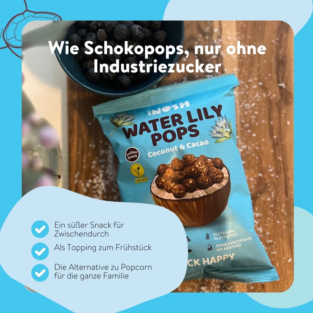 Water Lily Pops Coconut & Cacao 8er Box