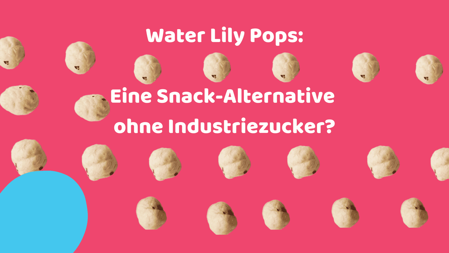 Image for Water Lily Pops a snack alternative without industrial sugar