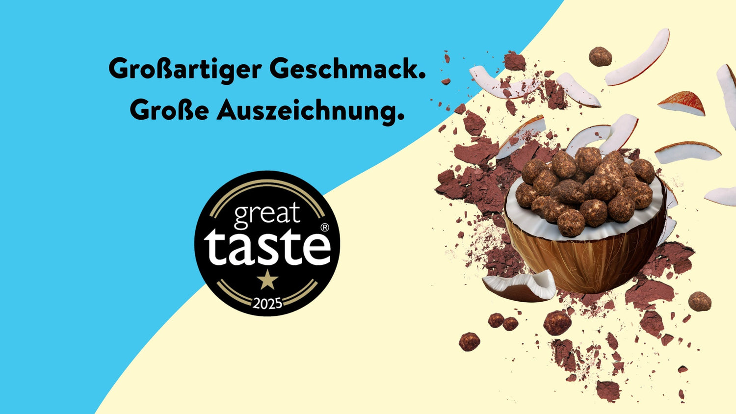 “Great Taste” Award für unsere Water Lily Pops – Coconut & Cacao
