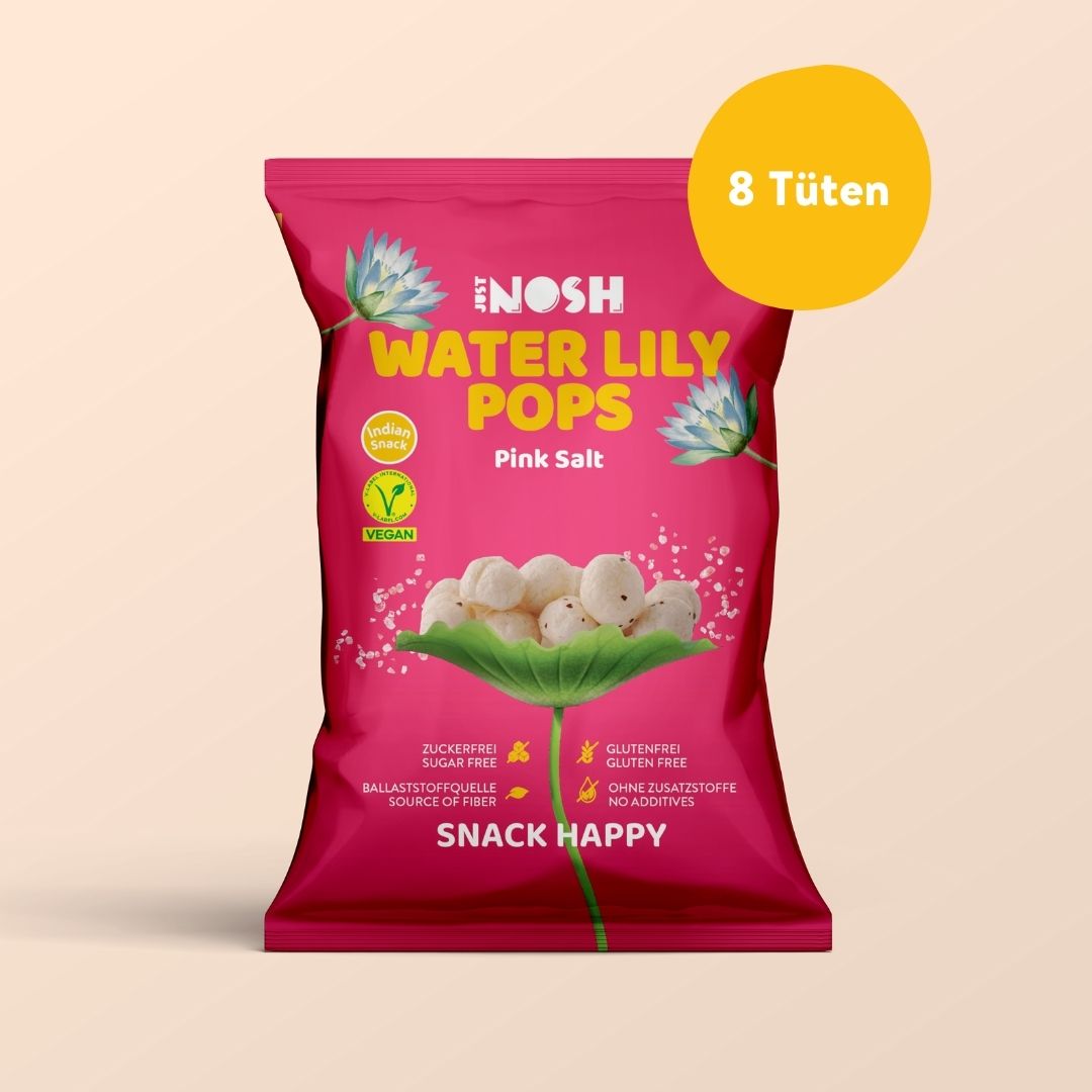 Water Lily Pops Pink Salt Box of 8