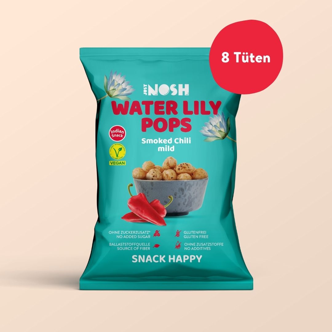 Water Lily Pops Smoked Chili 8er Box