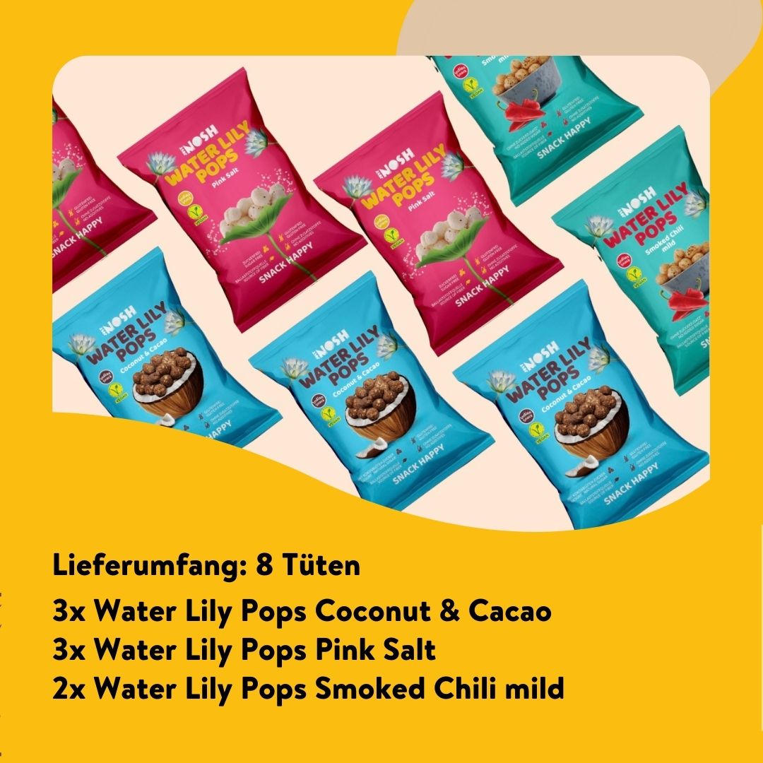 Water Lily Pops Tasting Pack 8er Box