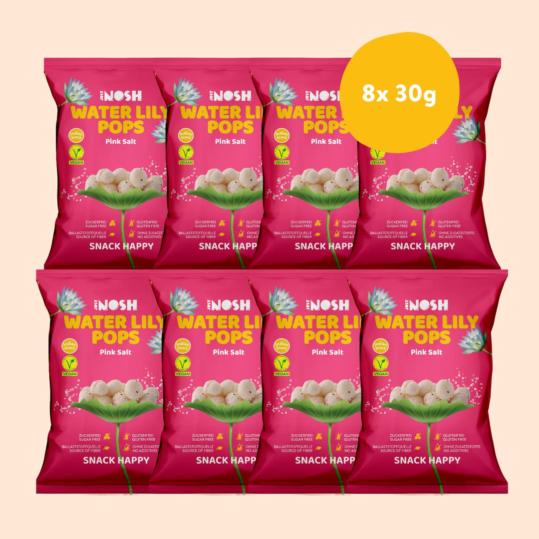 Water Lily Pops Pink Salt Box of 8